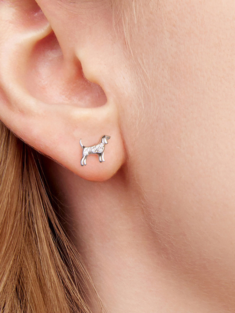 Faithful Pup Stud Earrings