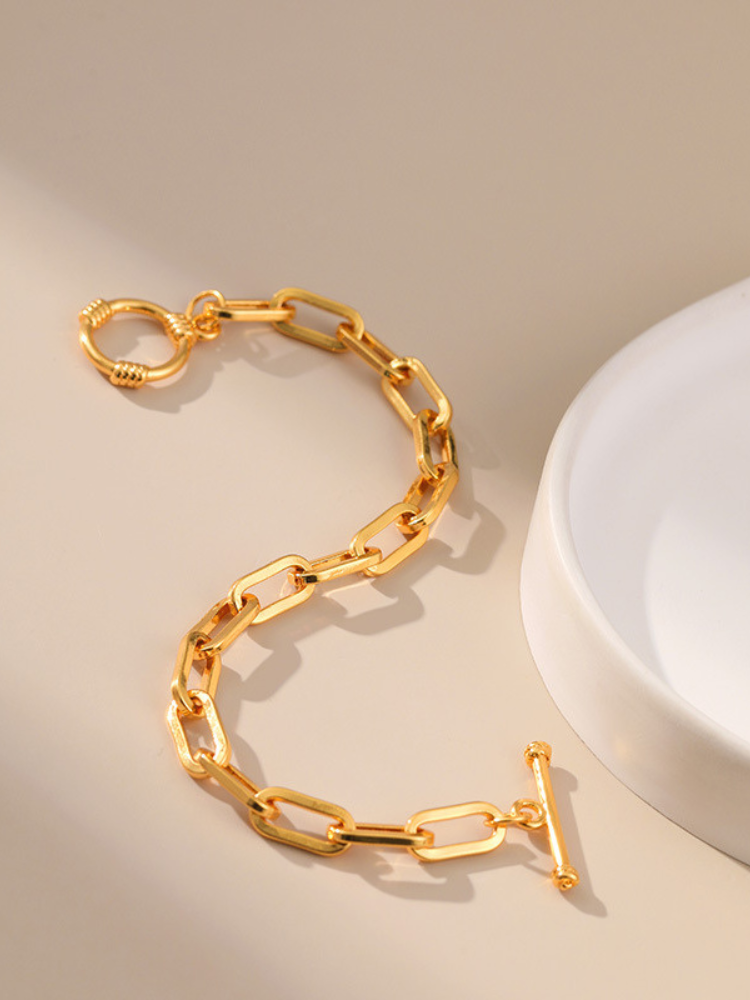 Golden Link Bracelet