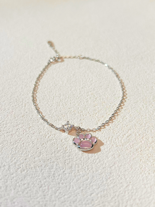 Rosé Paw Bracelet