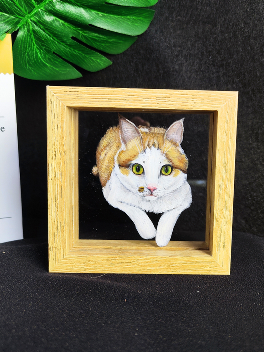 PawliBar Atelier Classic Hand-Painted Portrait