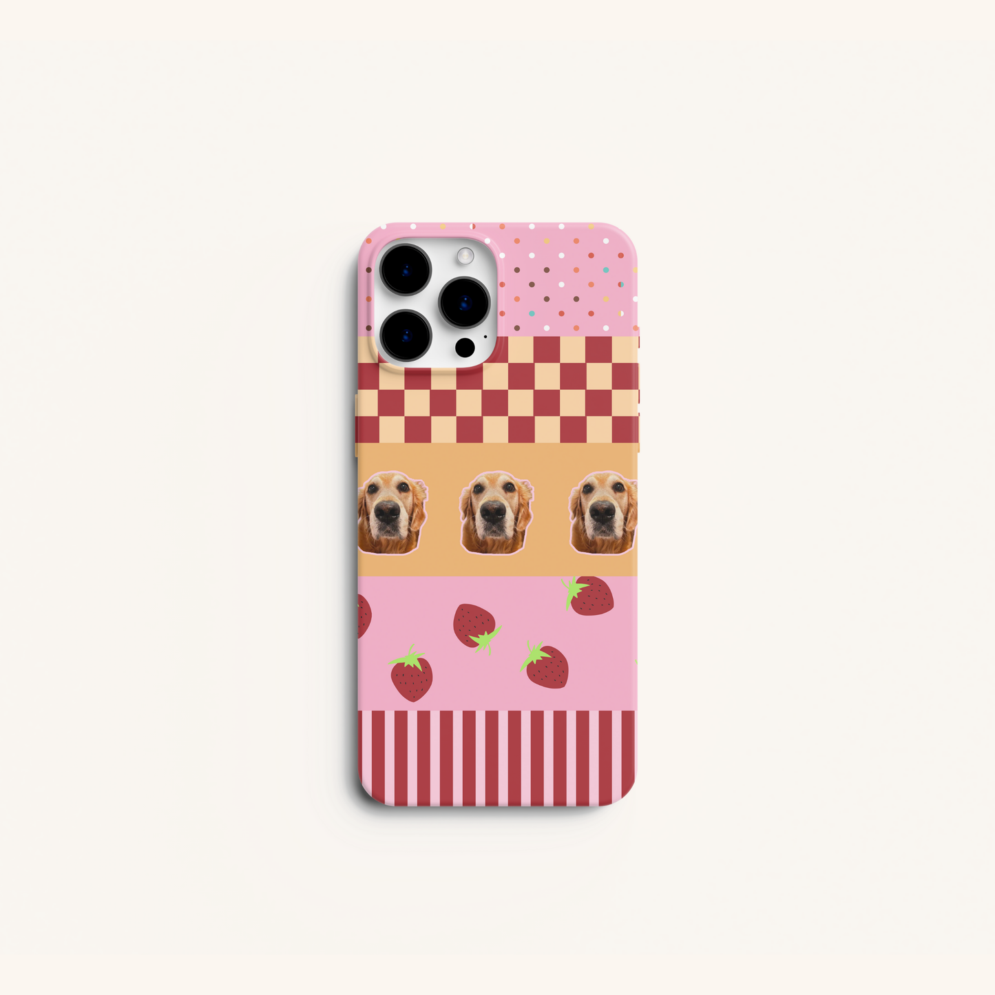 Sweet Moments Together Pet Portrait Case
