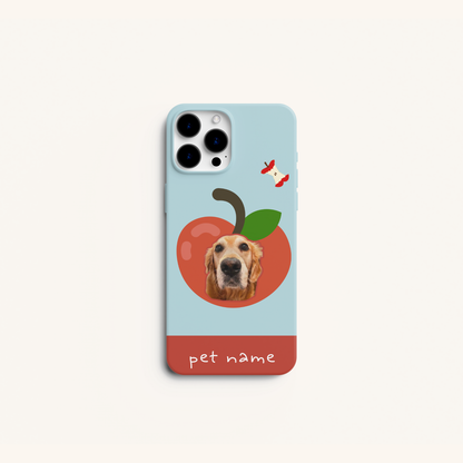Apple Of My Heart Pet Portrait Case
