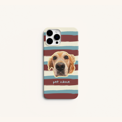 Sunday Harbor Pet Portrait Case