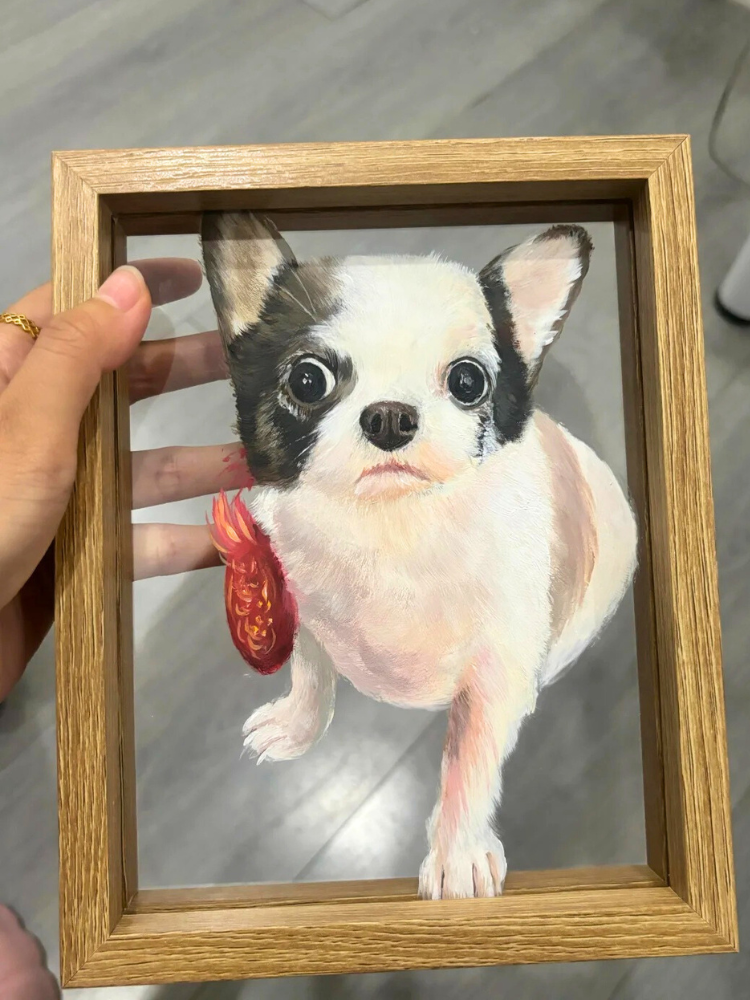 PawliBar Atelier Classic Hand-Painted Portrait