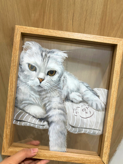 PawliBar Atelier Classic Hand-Painted Portrait