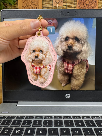 PawliBar Atelier Leather Portrait Charm