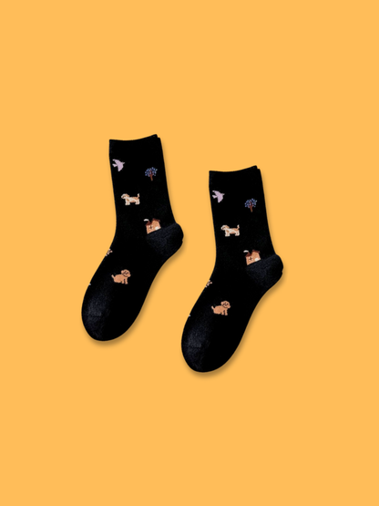 Puppy Snuggles Socks 3-Pack Bundle