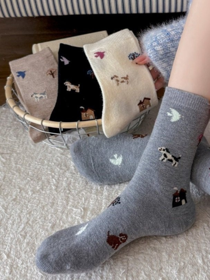 Puppy Snuggles Socks 3-Pack Bundle