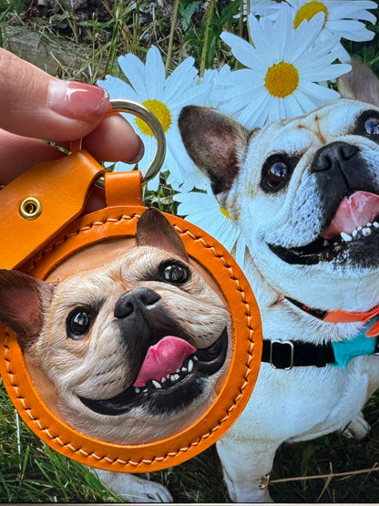 PawliBar Atelier Leather Portrait Charm