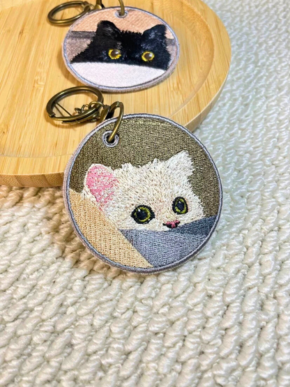 PawliBar Atelier Embroidered Portrait Charm