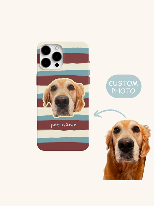 Sunday Harbor Pet Portrait Case