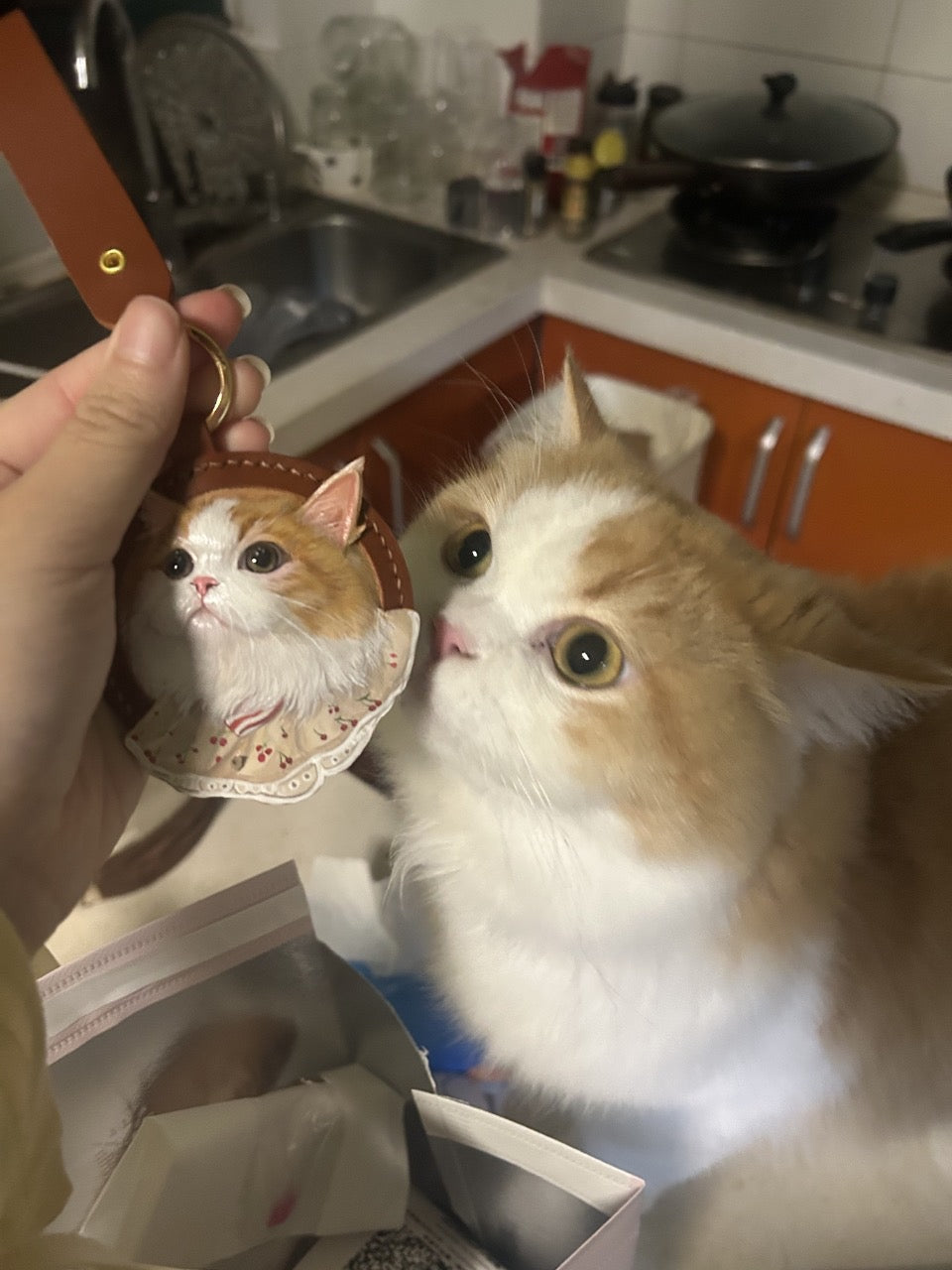 PawliBar Atelier Leather Portrait Charm