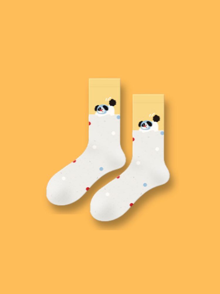 Cat & Dog Friends Socks 5-Pack Bundle
