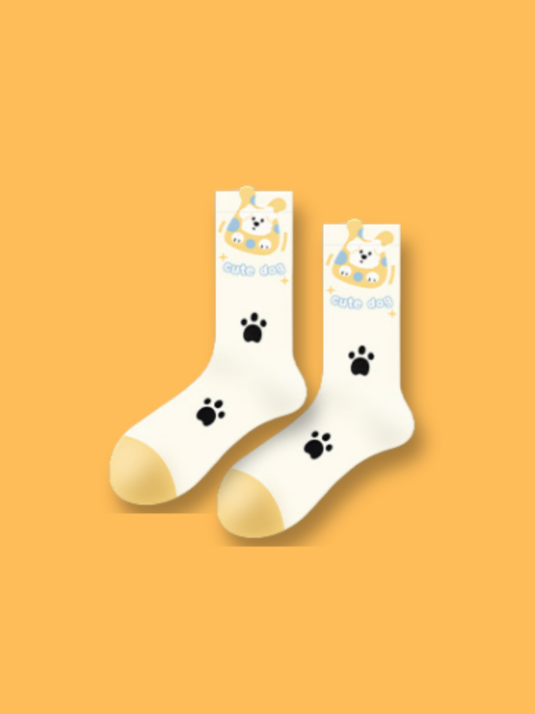 Cat & Dog Friends Socks 5-Pack Bundle