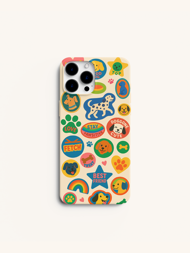 Doggie Stickers Phone Case