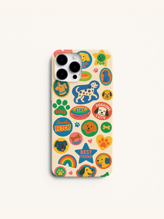 Doggie Stickers Phone Case