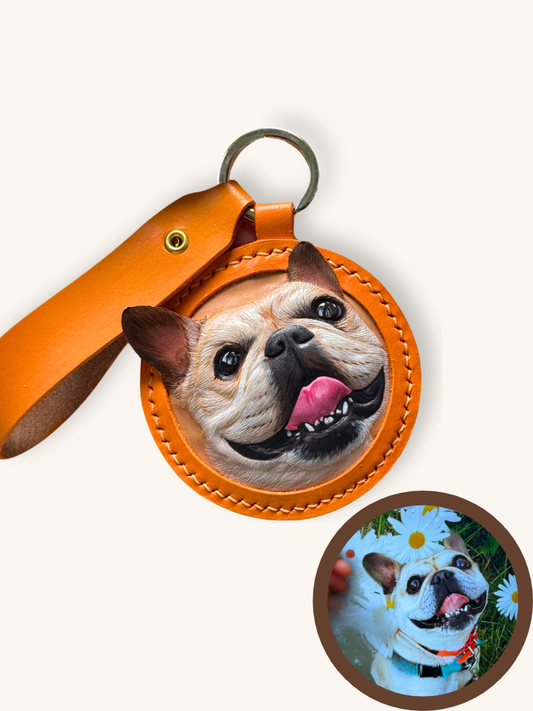 PawliBar Atelier Leather Portrait Charm
