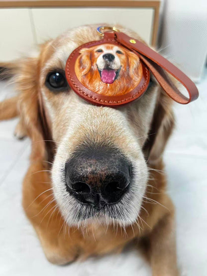 PawliBar Atelier Leather Portrait Charm