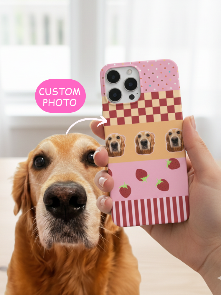 Sweet Moments Together Pet Portrait Case