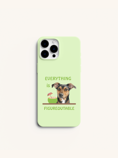 Everything Is Figureoutable Portrait Case