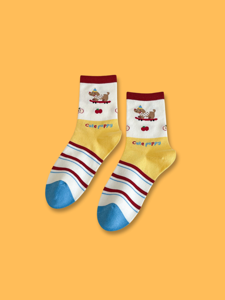 Playful Dachshund Socks 3-Pack Bundle