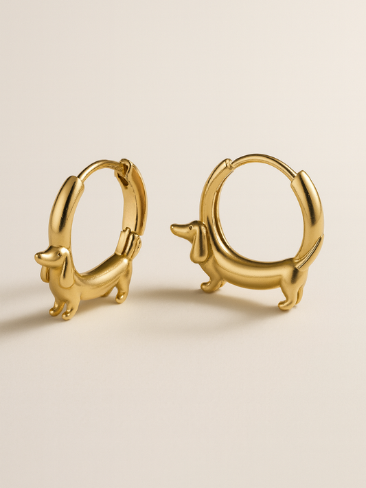 Bark & Glow Hoop Earrings