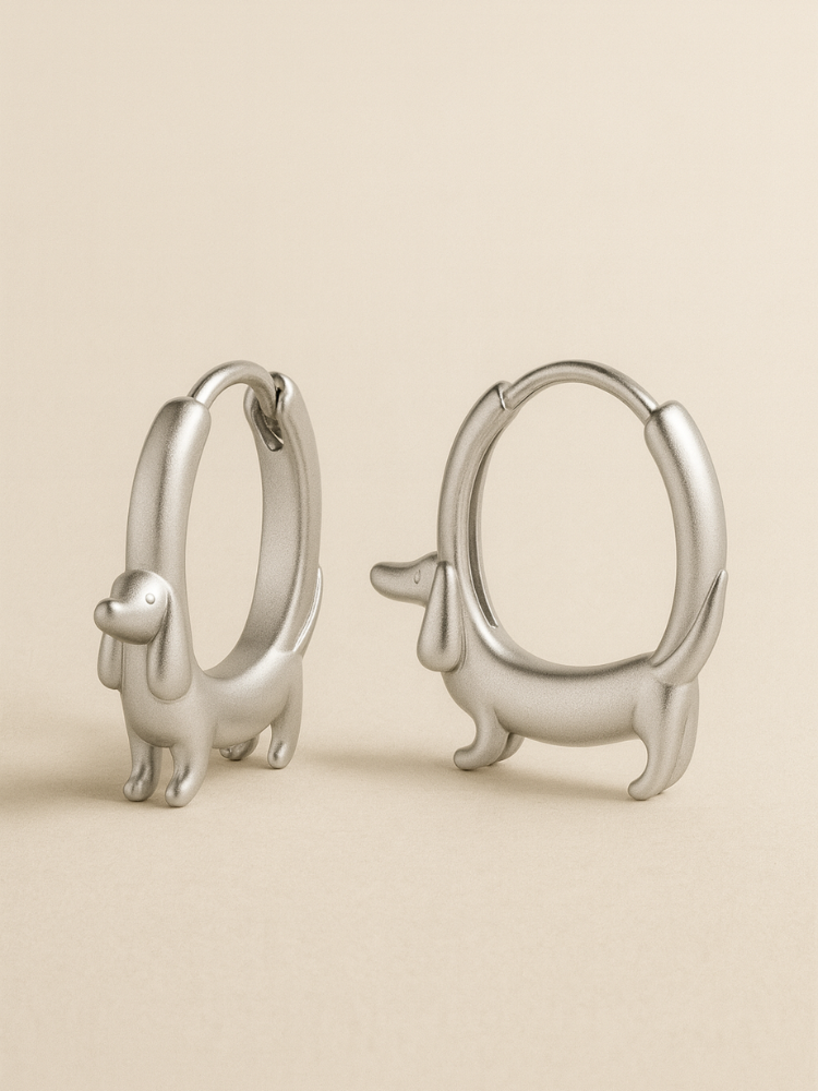 Bark & Glow Hoop Earrings