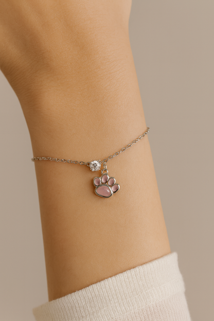 Rosé Paw Bracelet