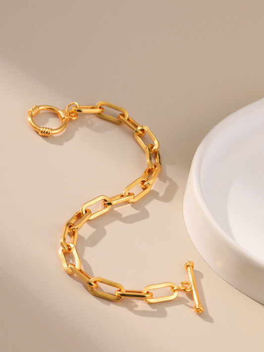 Golden Link Bracelet