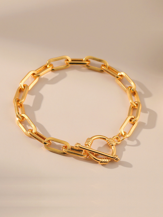 Golden Link Bracelet