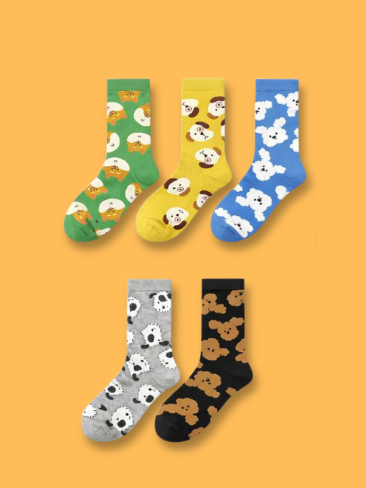 Puppy Parade Socks 3-Pack Bundle