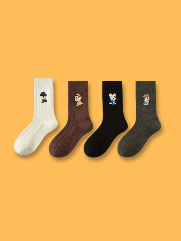 Bearded Pup Socks 3-Pack Bundle