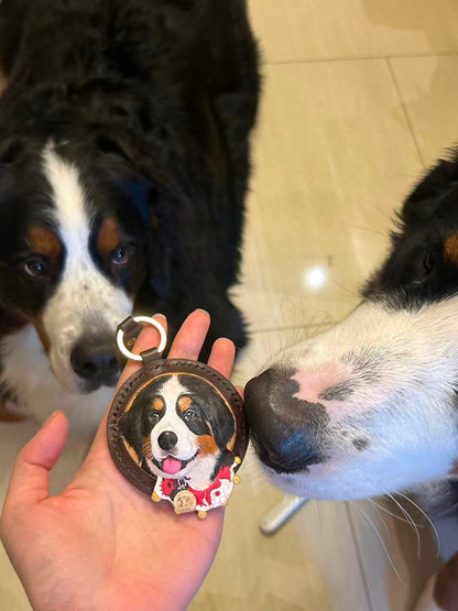 PawliBar Atelier Leather Portrait Charm